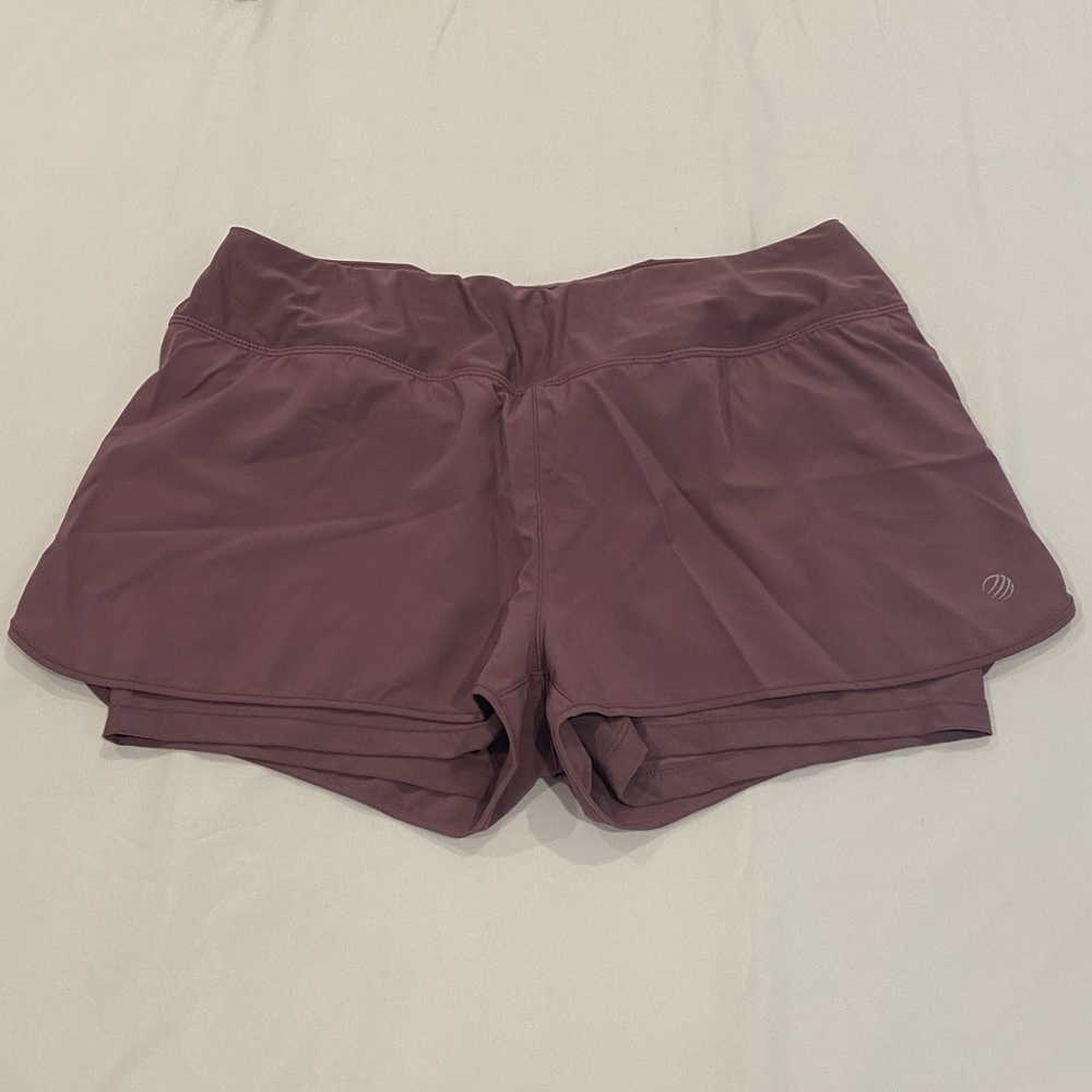 MPG light purple/lilac workout shorts